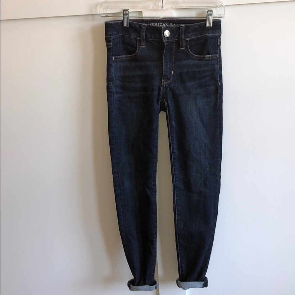 American Eagle super super stretch X.